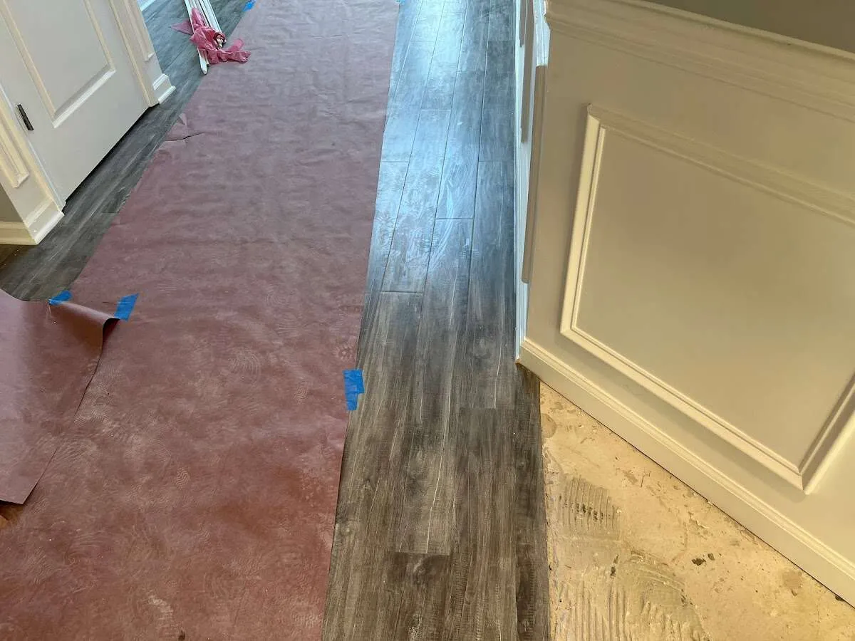 Completed marble shower restoration in Loudon